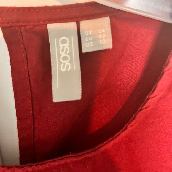 ASOS Pleated Detail Top with Contrast Stitching - Picture 9 of 10